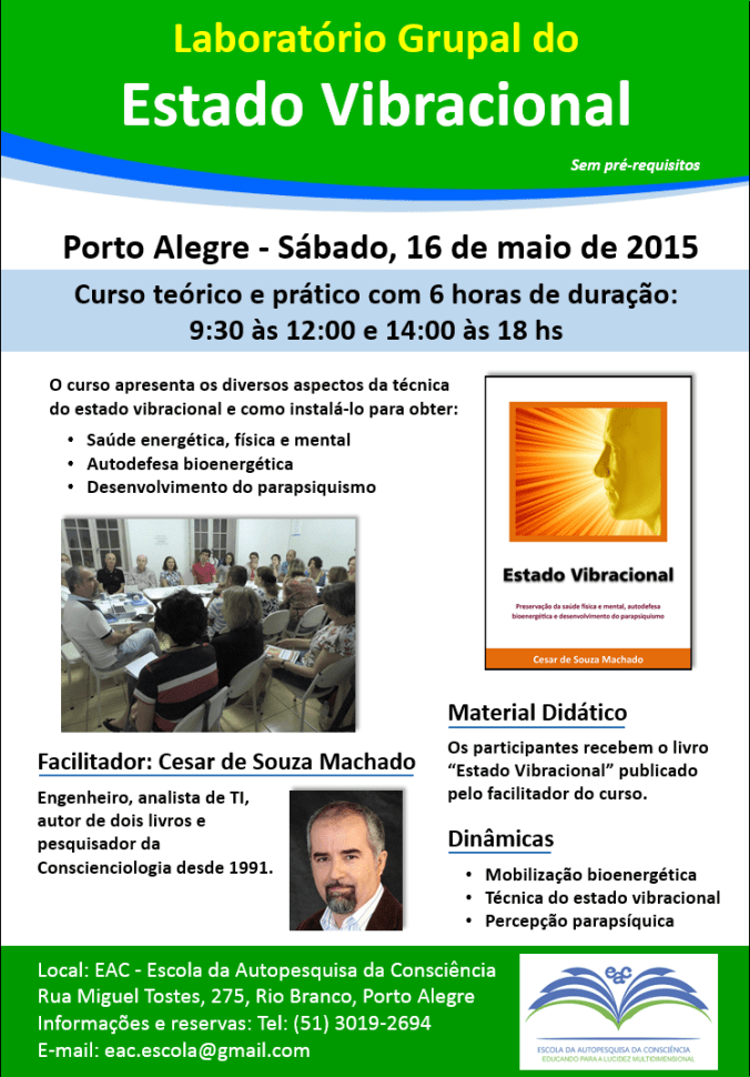 Curso Estado Vibracional Porto Alegre